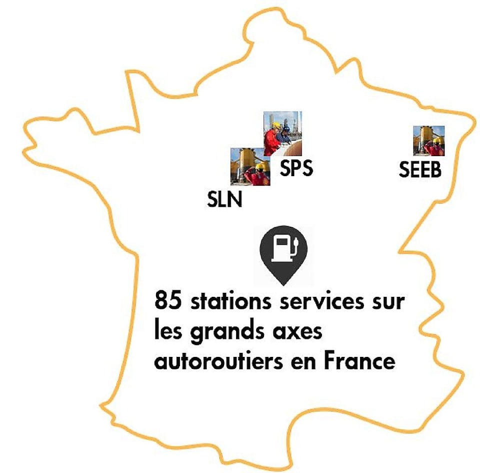 Les stations Shell en France