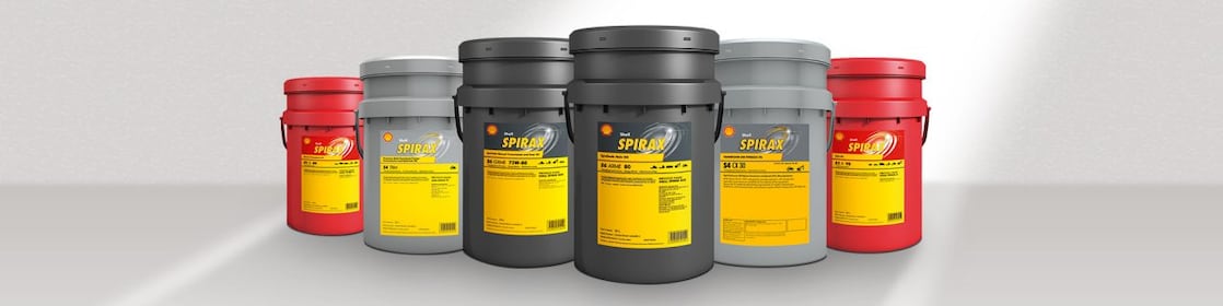 Ensemble de la gamme Shell Spirax pour moteurs diesel