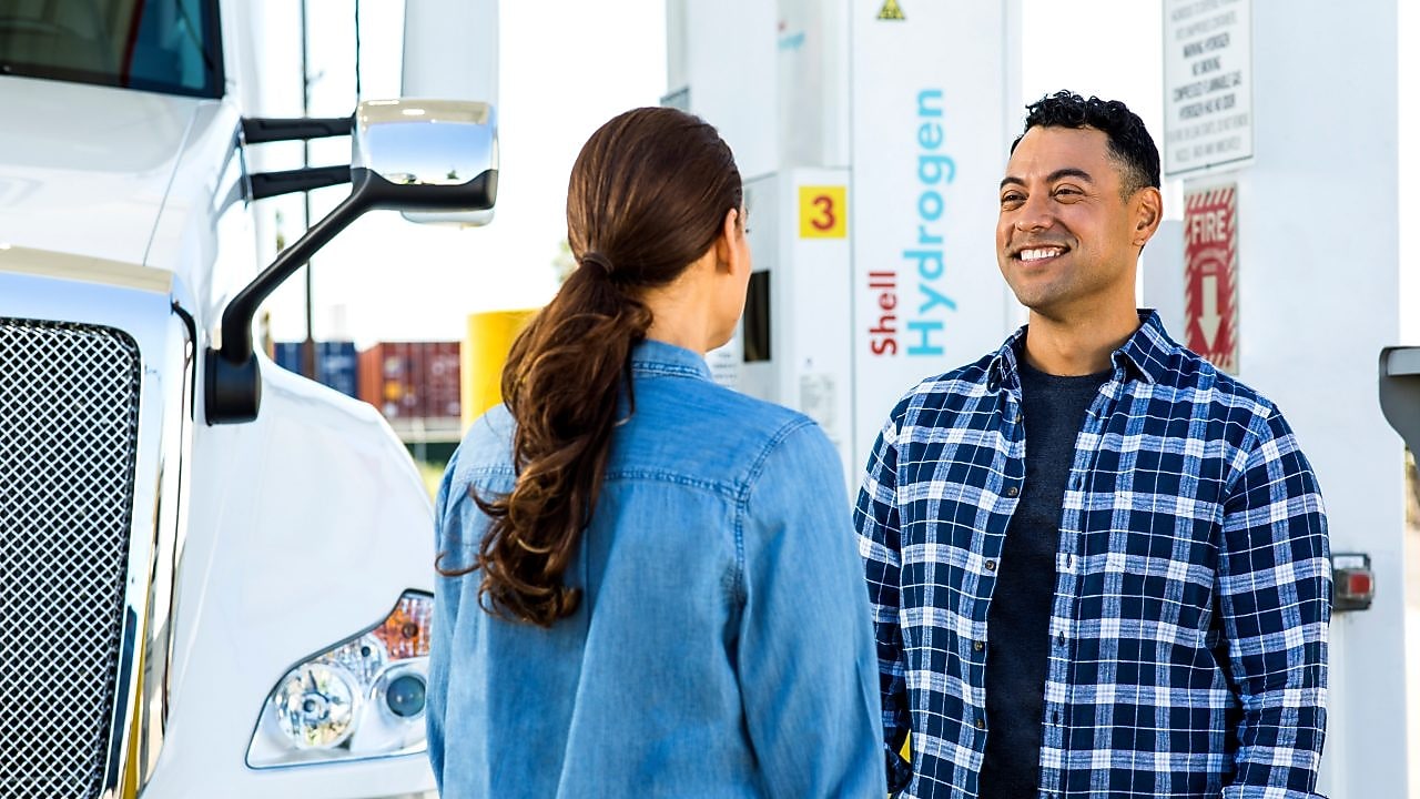 Station-service d'hydrogène Shell à Los Angeles