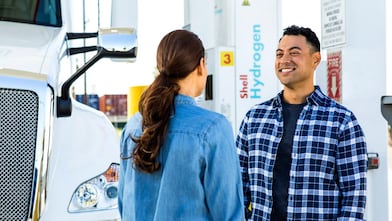 Station-service d'hydrogène Shell à Los Angeles