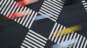 Road Crossing View