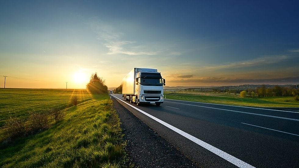 Truck in remote area