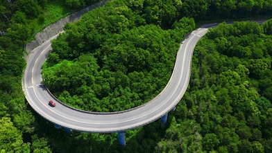 Road through Mountains