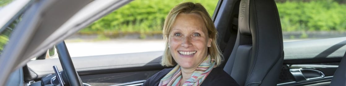 Vicki Butler-Henderson au volant
