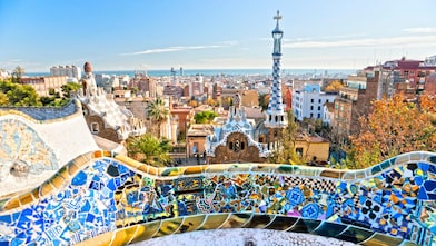 Parc Güell à Barcelone, en Espagne
