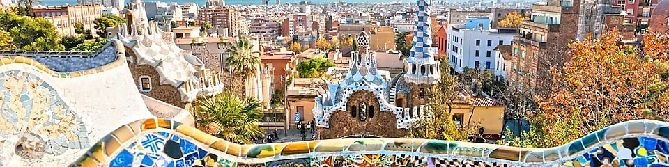 Parc Güell à Barcelone, en Espagne