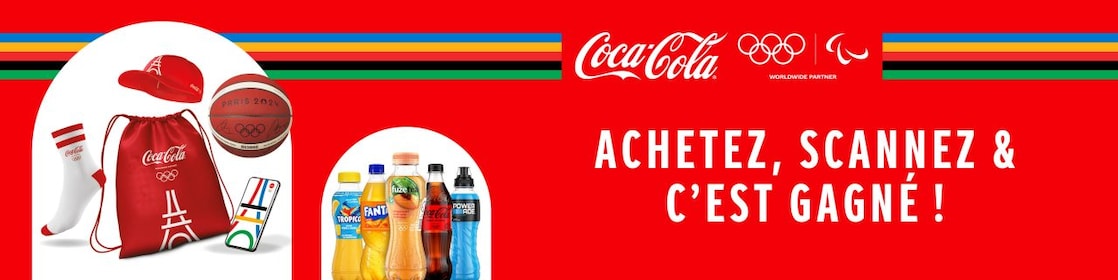 Gagnez des cadeaux Coca-Cola Paris 2024!