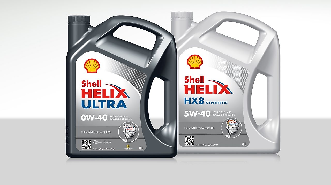 Gamme d'huiles Shell Helix 100 % synthétique