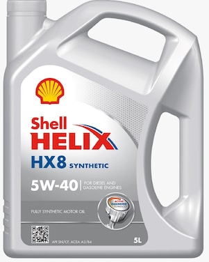 Packshot Shell Helix HX8 synthétique 5W-40