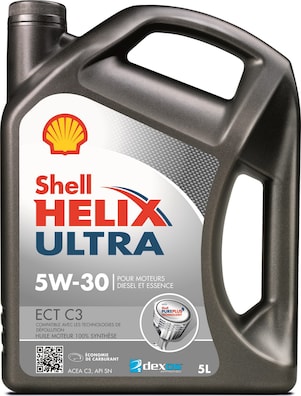 Packshot Shell Helix Ultra C3 5W-30