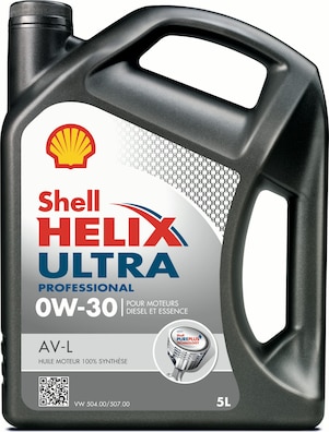 Packshot de Shell Helix Ultra AV L 0W-30