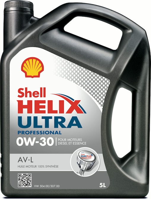 Packshot de Shell Helix Ultra AV L 0W-30