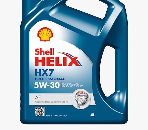 Packshot de Shell Helix HX7 Professional AF 5W-30