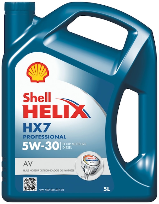 Packshot de Shell Helix HX7 Professional AV 5W-30