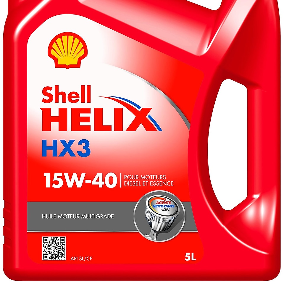 Packshot pour Shell Helix HX3 15W-40