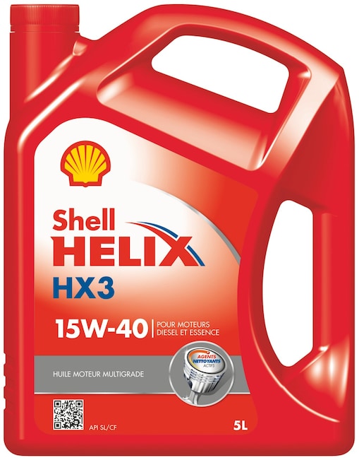 Packshot pour Shell Helix HX3 15W-40
