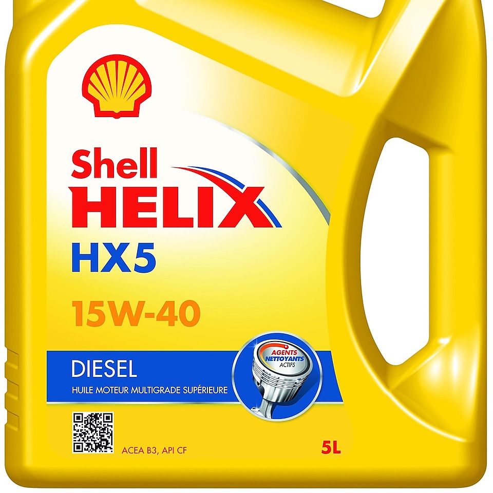 Packshot de Shell Helix HX5 Diesel CH4 15W-40