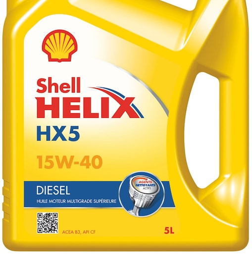 Packshot de Shell Helix HX5 Diesel CH4 15W-40