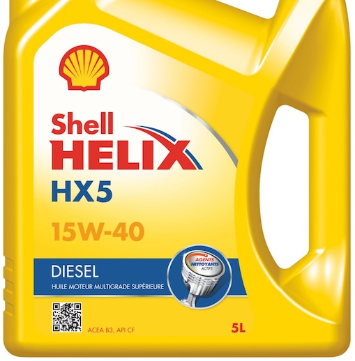 Packshot de Shell Helix HX5 Diesel CH4 15W-40