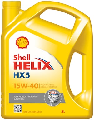 Packshot Shell Helix HX5 15W-40