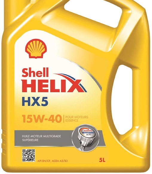 Packshot de Shell Helix HX5 Diesel CH4 15W-40